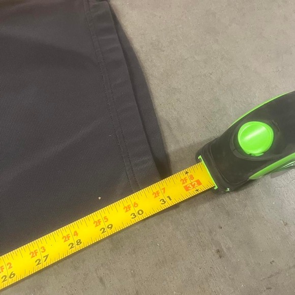 Y2K Nike basketball men grey gold stripe baggy track pants 0 inch leg xxl - Picture 6 of 8